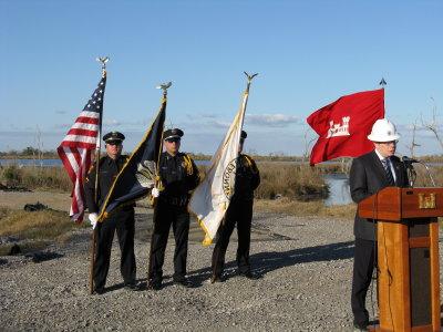 Ground Breaking for Non-Federal Levee